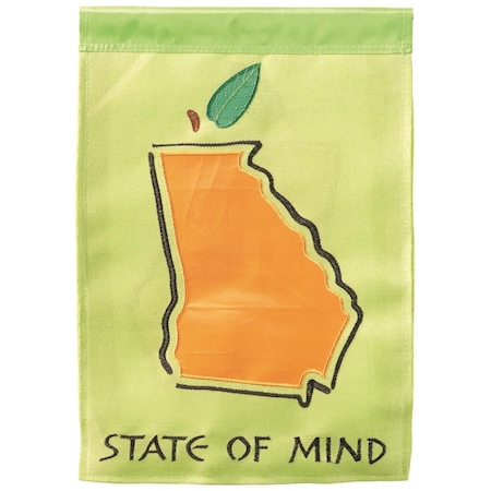 13 X 18 In Georgia State Of Mind Garden Flag